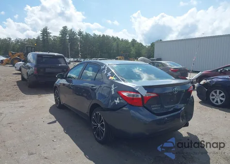 2014 Toyota Corolla S Plus z USA, uszkodzony, nr VIN 2T1BURHE2EC079590